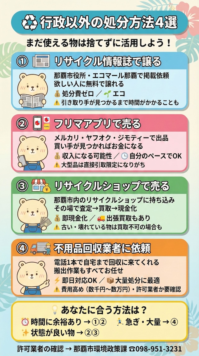 那覇市で粗大ごみを処分する際のおすすめ方法と業者